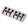 6 String Lock with Screws Metal Headless Guitar Bridge String