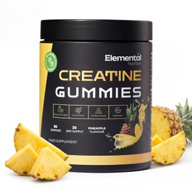 Creatine Gummies 5000mg, Muscle & Strength, Pineapple