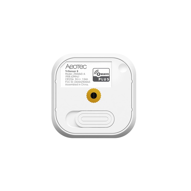 Aeotec TriSensor 8, 800 Series Zwave Motion Sensor, Temperature, Light