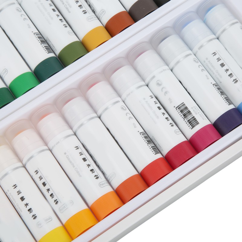 Paint Sticks Paint Smoothly Bright Colors 24 Colors Graffiti Sticks