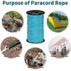 Paracord Rope, 100 Metres, 4mm Diameter, 250kg Tensile Strength, Nylon,