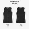 BaronHong Original Zip Up Men's Chest Compression Shirt to Hide