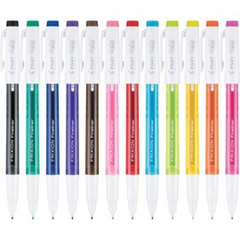 Pilot FriXion Fineliner Erasable Marker Pens, Fine Point 0.5 mm, Pack of 12, Assorted Colors, Erasable Pens - Ideal for School, Journaling, & Office Writing