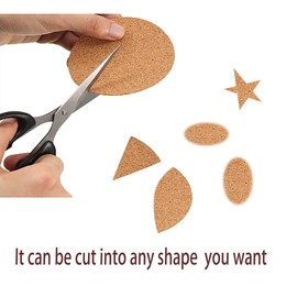 10Pcs Self-Adhesive Mini Backing Cork Coasters Tiles Sheets Round 4" for DIY Coasters and DIY Crafts Cork Board, Cork Tiles, Cork Mat