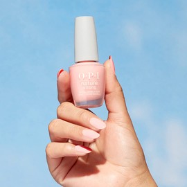 OPI Nature Strong Vegan Nail Polish, Let Nature Take Its Quartz, Pink Nail Polish, Natural Origin, Cruelty-Free Nail Lacquer, 0.5 fl oz.