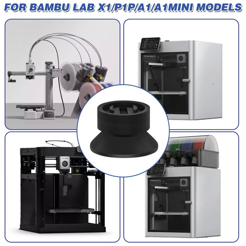 4PCS Silicone Anti Vibration Feet for Bambu Lab X1/P1P/A1/A1 Mini,
