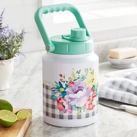 Legacy Home Pioneer Woman 65 Fluid Ounces Stainless Steel Jug, Mint