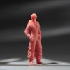 SOUFORCE 1/64 Scale Miniature Figure Man with Jumpsuit Hat Hand