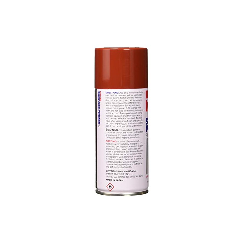 Tamiya 87160 Makeup Fine Surfacer, Large, Oxide Red