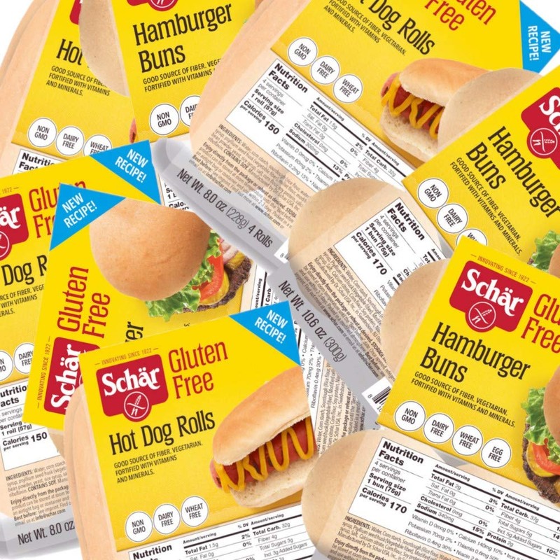 Schar Gluten Free Hot Dog and Hamburger Bun Combo |