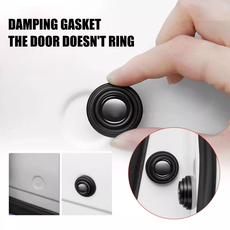 SNS 10Pc Car Door Anti-Shock Silicone Pad SHOCK-Absorbin