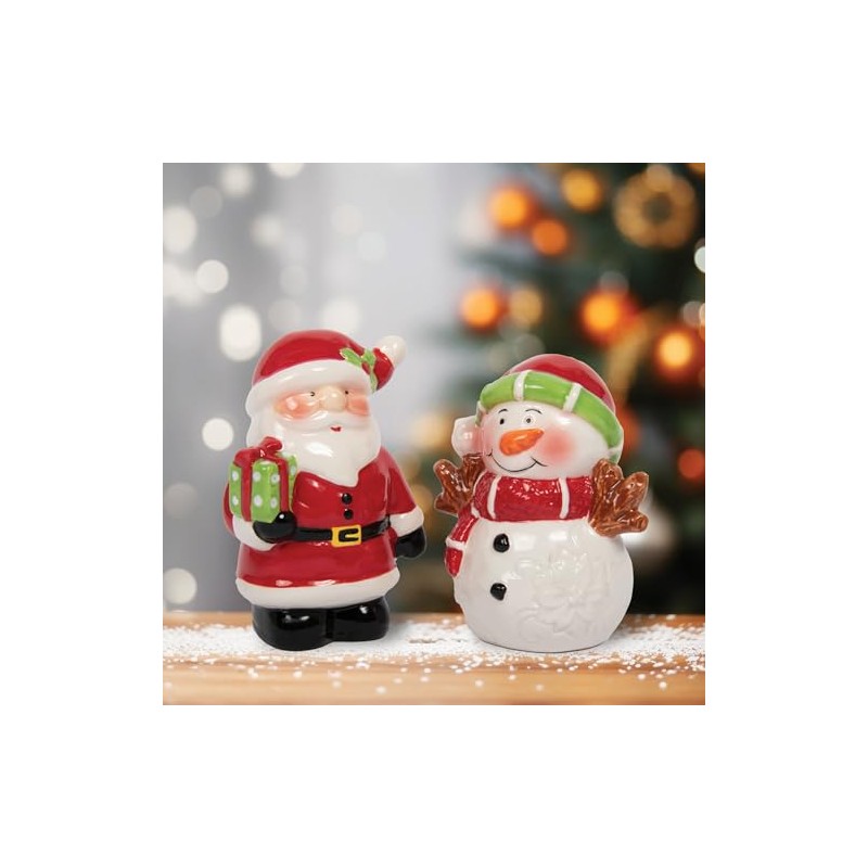 Christmas Salt and Pepper Set Novelty Cruet Set - Santa