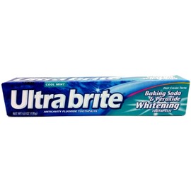 Ultra Brite lot of 12 Ultra Brite Cool Mint Toothpaste with Baking Soda & Peroxide 6oz.