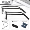 GOGELAS Bifocal Reading Glasses Men - Blue Light Blocking Computer