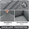 CHELZEN Stretch Sofa Seat Cushion Cover, Fitted Sofa Cushion Slipcovers,