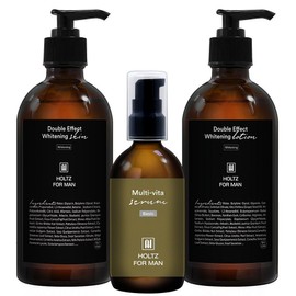 Holtz for Men Wrinkle Improvement Whitening Skin Lotion Essence 3-piece set 3-piece set, skin (300ml) + serum (100ml) + lotion (300ml), 1 piece / 홀츠포맨 주름개선 화이트닝 스킨로션 에센스 3종세트 3종 세트, 스킨(300ml)+세럼(100ml)+로션(300ml), 1개