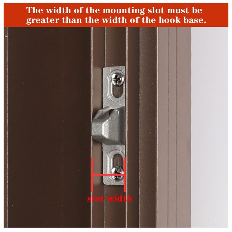 BOKWORE 2PCS Sliding Door Keeper Patio Sliding Door Keeper Sliding