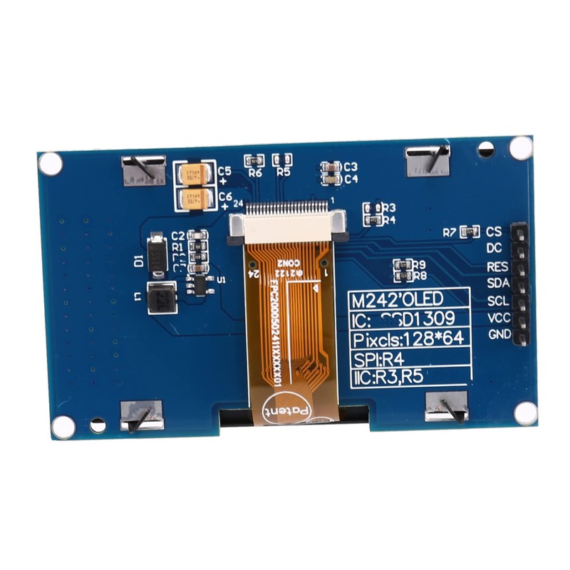 BOFRHME 2.42 OLED Display 128 x 64 SPI/IIC Interface SSD1309,