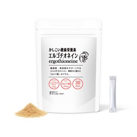 Smart Health Nutrients Ergothionine 30 Bottles 30 Day Supply Powder, Made with Tamogi Mushrooms from Hokkaido, Additive-free, Enzymes, Lifestyle
