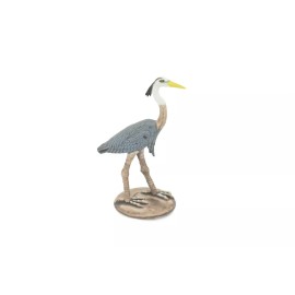 Unbranded Great Blue Heron Toy Handpainted Rubber Bird Realistic Model Gift 2.25" SF11 B31