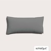 schlafgut Knitted Jersey Cushion Cover 40 x 80 cm Grey