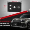 No Drill Front License Frame Compatible with Lexus 2015-up RC200t