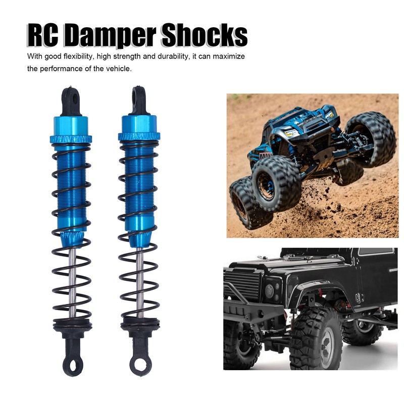 2Pcs 97mm RC Aluminium Alloy Shock Absorber Damper Shocks for