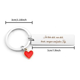 OZOSHINE Partner Gifts Keyring Girlfriend Boyfriend Gifts For Couples I Love You Gifts For Men Women Gifts For Him Her For Birthdays Valentine's Day Christmas Easter, I love you