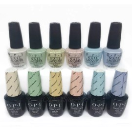 OPI Gelcolor KIT & Matching Nail Lacquer (T71-T76) SOFT SHADES 2016 Collection