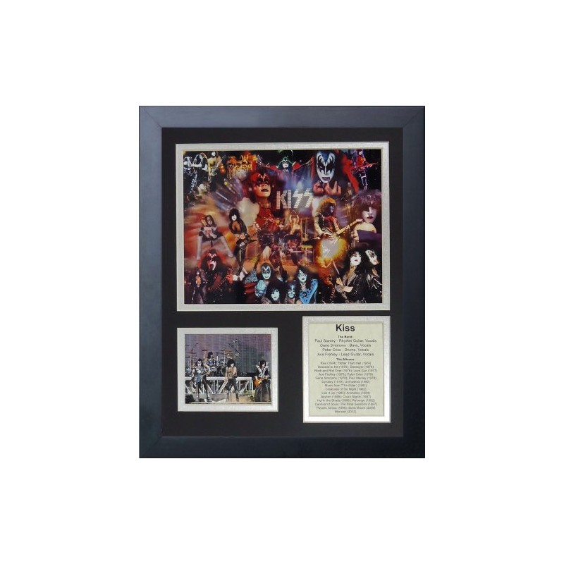 Legends Never Die KISS Framed Photo Collage, 11x14-Inch Black