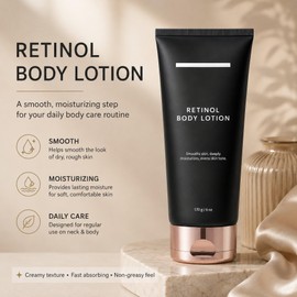 Retinol Body Lotion, Firming Body Cream for Crepey Skin, 170g/6 oz
