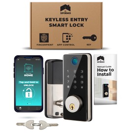 SPINMO Keyless Smart Lock Entry Door Lock with Electronic Digital Keypad