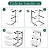 LIBWYS 3-Tier Plastic Fruit Bowl - Multi-Level Fruit Basket with