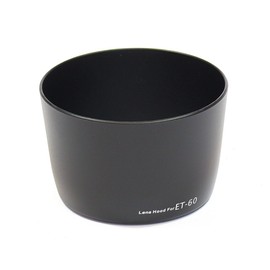 CELLONIC® Lens Hood Compatible with Canon EF 90-300 mm 4.5-5.6 USM, EF 75-300 mm 4-5.6 II USM, 4-5.6 III USM - Bayonet ET-60 Lens Sun Visor Camera Lens Hood