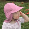 Baby Flap Sun Hat Wide Brim Quick Dry Cotton Adjustable