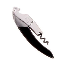Ligne W L'IROQUOIS, Waiter's Style, Pocket Double Lever Sommelier Friend Corkscrew - Black