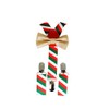 Christmas Holiday Candy Cane Bowties & Suspender Combos Adult Kids