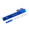 JDMSPEED Universal Blue Front Bumper License Plate Mount Bracket Relocator