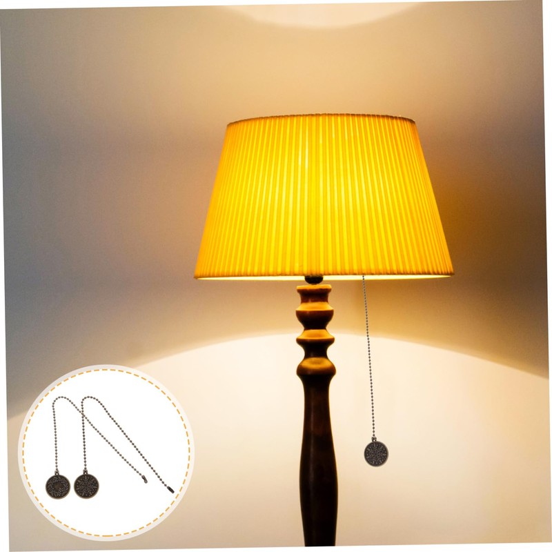 Gadpiparty Ceiling Fan Pull Chain Extension Decorative Metal Pull Chains