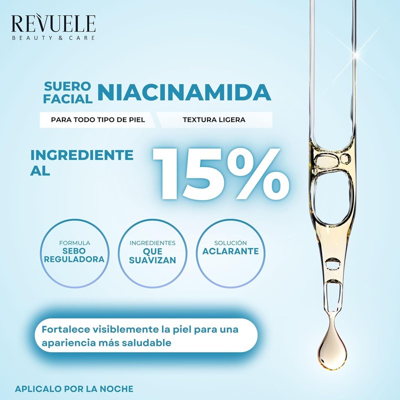 REVUELE SKIN ELEMENTS SUERO NIACINAMIDA 15% 30ML