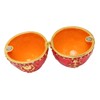 Egg Style Jewelry Trinket Box Zinc Alloy Hand Painted Enameled