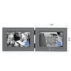 Tamolus 4x6 Double Horizontal Hinged Picture Frame Folding Photo Frame
