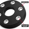 4-Pack Rotary Cutter Flex Coupler Rubber Disc Kit, Replaces 00762215