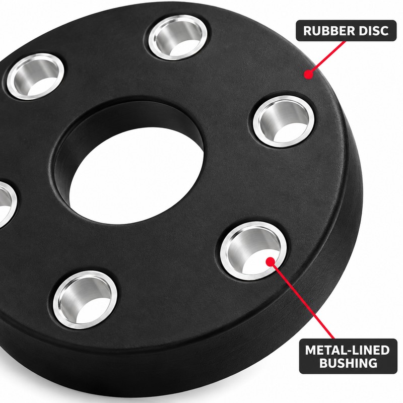 4-Pack Rotary Cutter Flex Coupler Rubber Disc Kit, Replaces 00762215