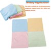 Banfluxion 100pcs Microfiber Glasses Cleaning Cloth Washable and Reusable Eyeglass