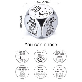 Read Book Decision Dice, Book Club Gifts for Women, Gifts for Book Lovers, Friendsgiving Gifts, Christmas for Book Lovers, Valentines Day Gifts for Him Her, Date Night Ideas for Couples