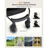 OJCME 3 in 1 Pet Carrier Stroller with Detachable Carrier,