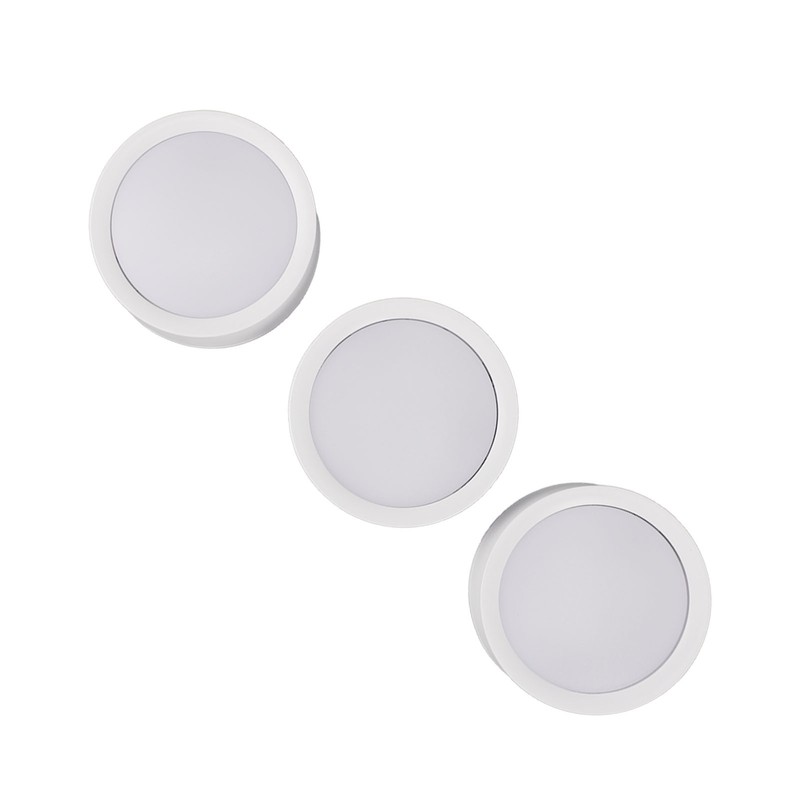 LED Puck Light with Remote Control 13 Colors Battery Powered