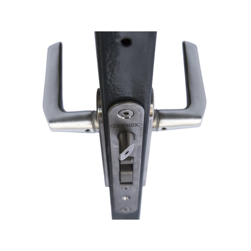 Locinox Mortise Lock with 35 mm Mandrel Size Aluminium/Wood