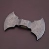 JNR Traders Damascus Double Headed Axe, Handmade Double Edge, Double